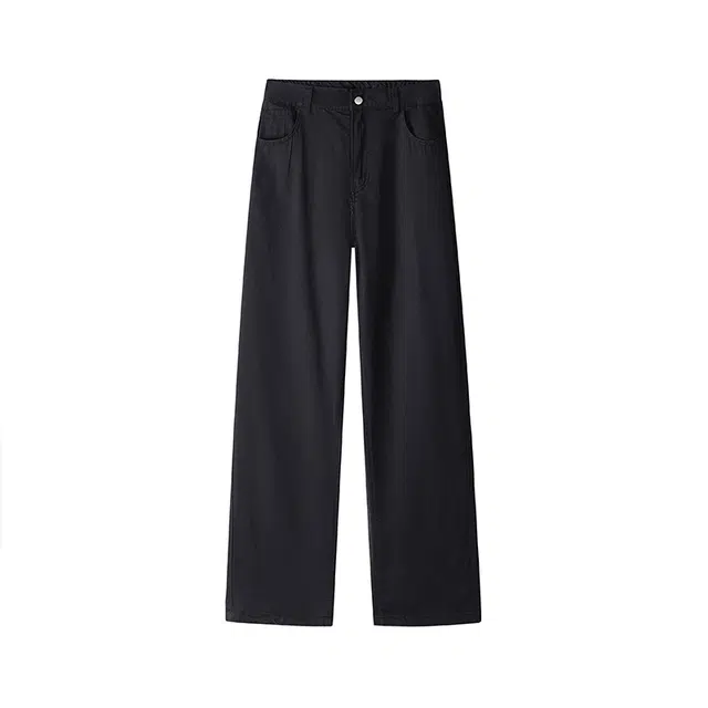 单爵 柳叶弯刀直筒修身裤子高级感微喇休闲裤长裤西装裤 男女同款