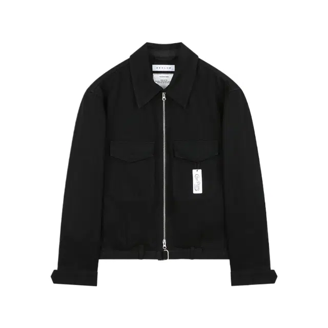 BESLOW CONE MILL MILITARY ZIP-UP DENIM JACKET