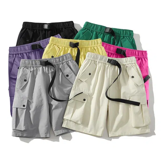 金盾 穿搭工装五分裤夏季休闲短裤 男女同款