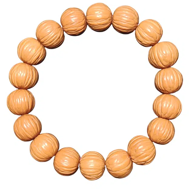 梨云暮雪 凤羽原籽南瓜桩经典原色原籽 料子老熟 归圆度高#好运 猴头核桃 手串 男女同款情侣款