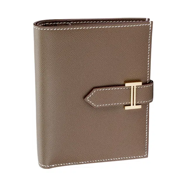 HERMES Bearn Madame 18 Etoupe