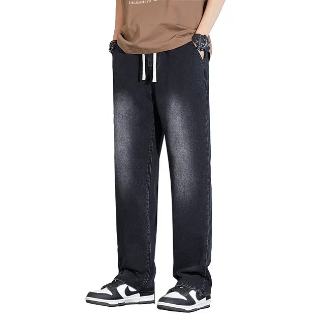 金盾 时尚舒适百搭休闲高街长裤子牛仔裤 男款