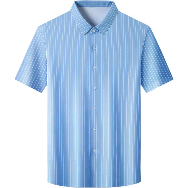 卡丹狄诺 夏季男士条纹透气男装上衣衬衫 男款