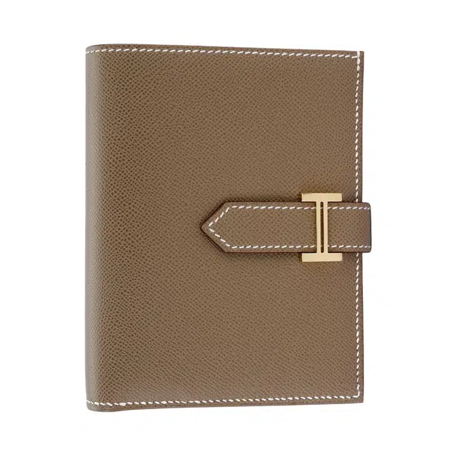 HERMES Bearn Madame 18 Etoupe