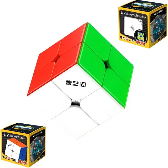 奇艺 磁力版二阶顺滑 竞速比赛 魔方