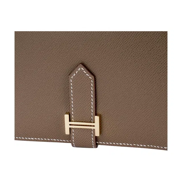 HERMES Bearn Madame 18 Etoupe