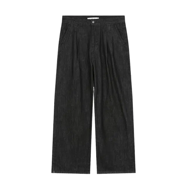 BESLOW WIDE FIT TWO TUCK SELVAGE DENIM PANTS