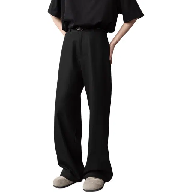 下层基础 轻薄凉感直筒百搭西装裤 男女同款