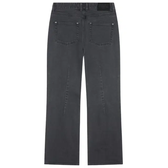 BESLOW DOUBLE KNEE FLARE JEANS