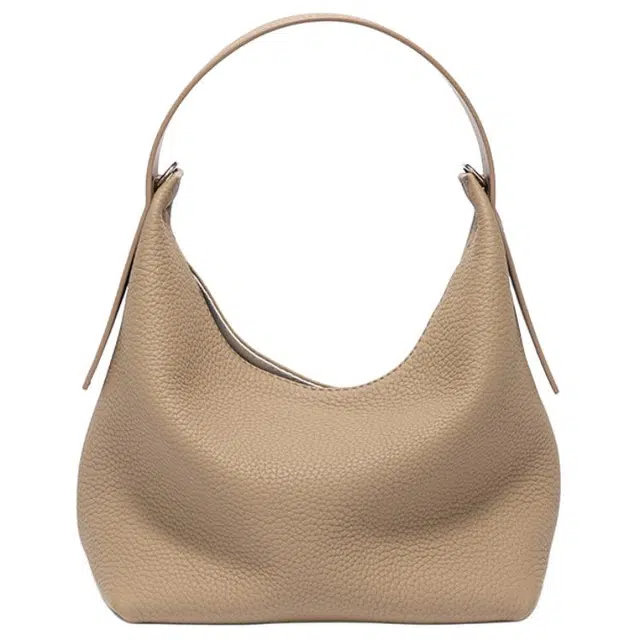 恒源祥 春季时尚百搭大气高级感懒惰风百搭复古通勤 牛皮 单肩手提包 常规 女款 多色