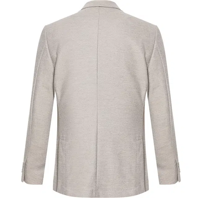 利郎 时尚都市纯色平驳领质感简约百搭绵羊毛秋季西装 男款