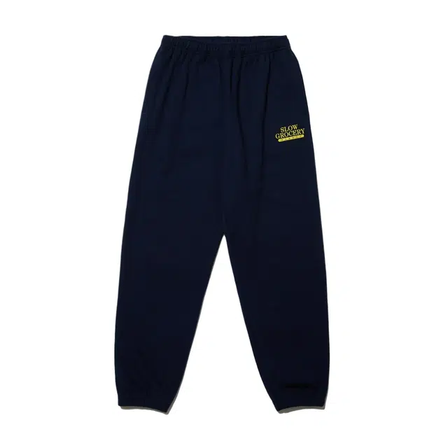 BESLOW XS.G.M LOGO HEAVYWEIGHT SWEAT PANTS NAVY