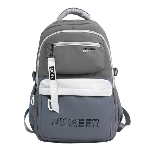 德力熊 撞色轻便多隔层小众旅游 尼龙 双肩包 常规 男女同款情侣款 多色