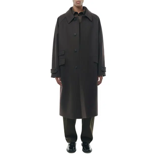 BESLOW OVERSIZED CASHMERE BALMACAAN COAT