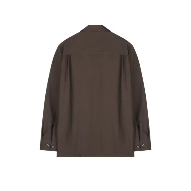 BESLOW 23FW MILITARY CONVERTIBLE COLLAR SHIRTS