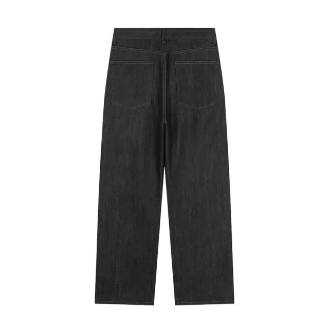 BESLOW COMFY ONE TUCK SELVAGE DENIM PANTS