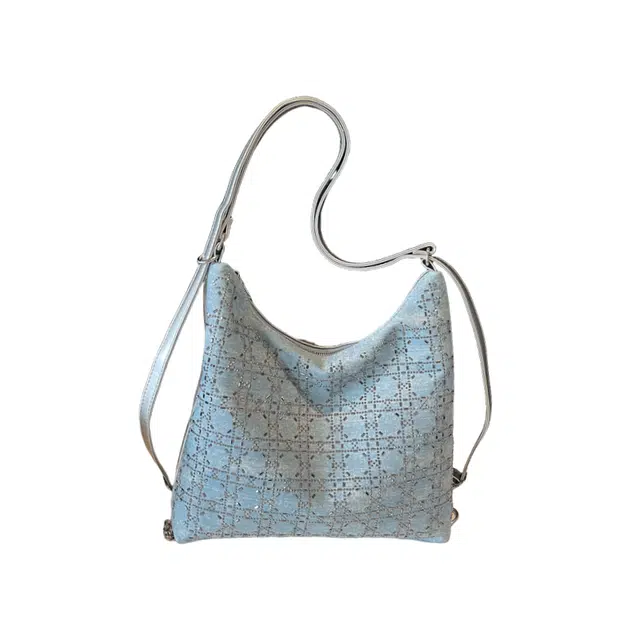 捷朗仕 时尚洋气镶钻托特包百搭通勤 布 单肩双肩包 男女同款情侣款 多色