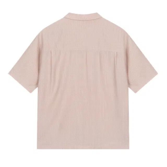 BESLOW CRINKLE TEXTURE HALF SHIRTS