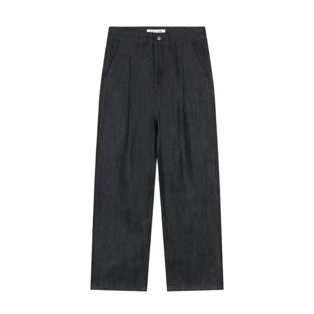 BESLOW COMFY ONE TUCK SELVAGE DENIM PANTS