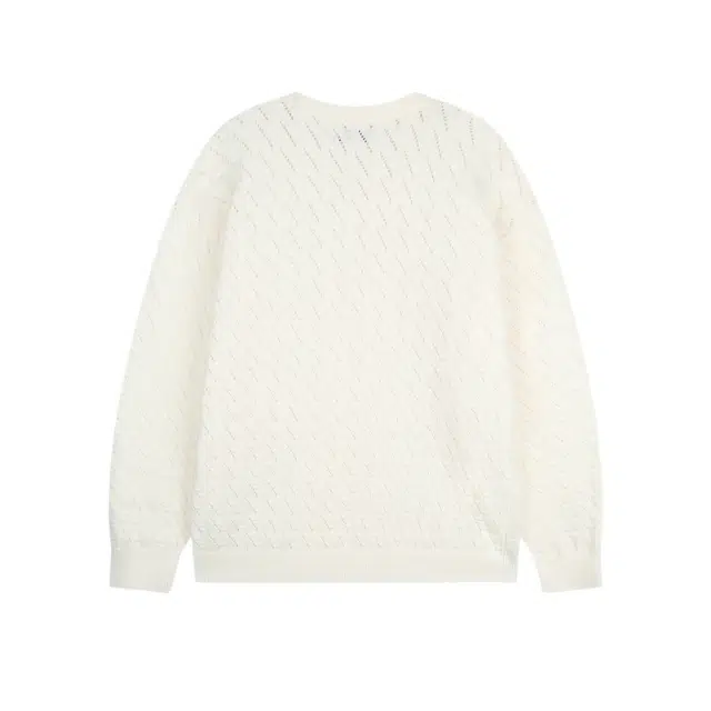 BESLOW OBLIQUE CABLE CREW NECK KNIT