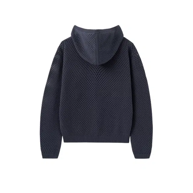 BESLOW PUNCHING NET HOODED KNIT