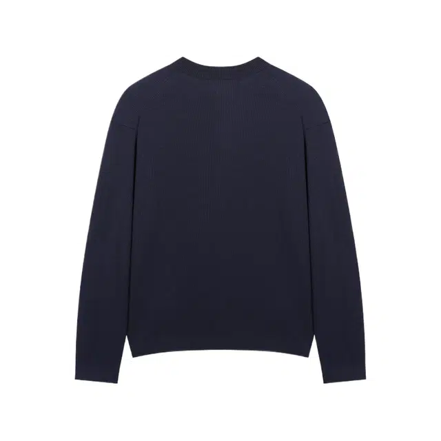 BESLOW WOOL BLENDED HENLEY NECK KNIT