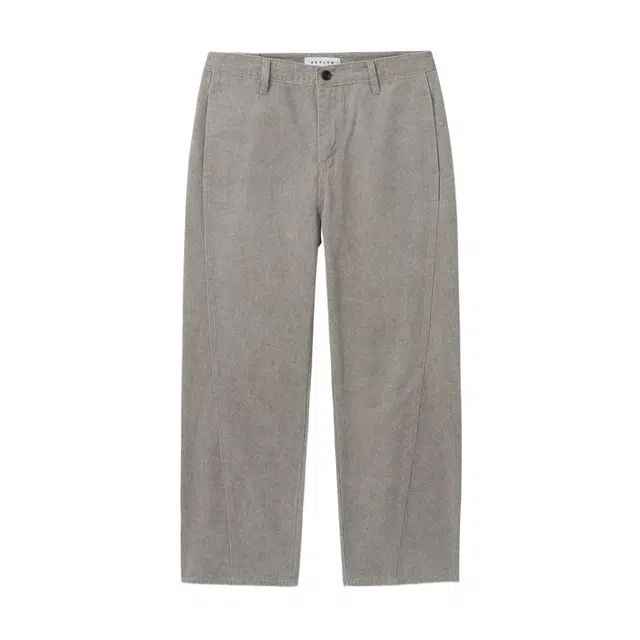 BESLOW TWIST SEAM WASHED COTTON PANTS