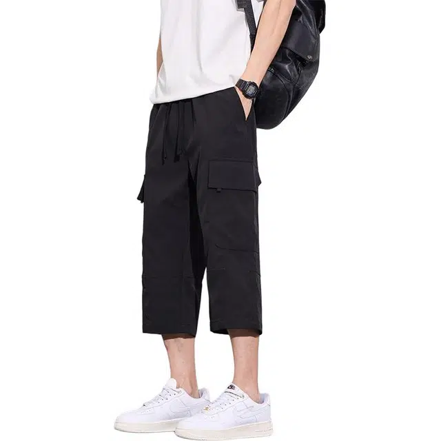 童先森 冰丝高端时尚时髦夏季休闲短裤 男款