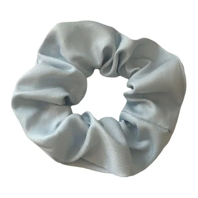 希铃 海盐蓝韩系清新点点 布艺 可爱发圈 女款