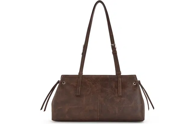 CHARLESKEITH ck PU Distressed CoffeeNoir