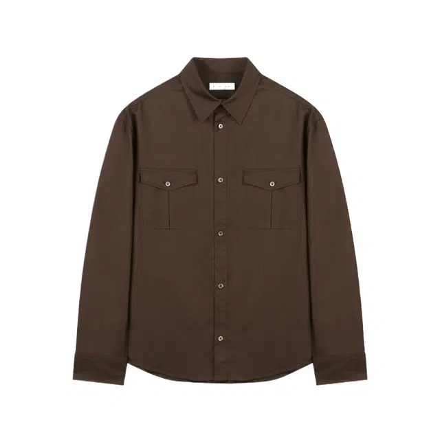 BESLOW OVERSIZED MILITARY SHIRT