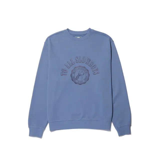 BESLOW SWEATSHIRT PASTEL BIG EMBLEM LOGO