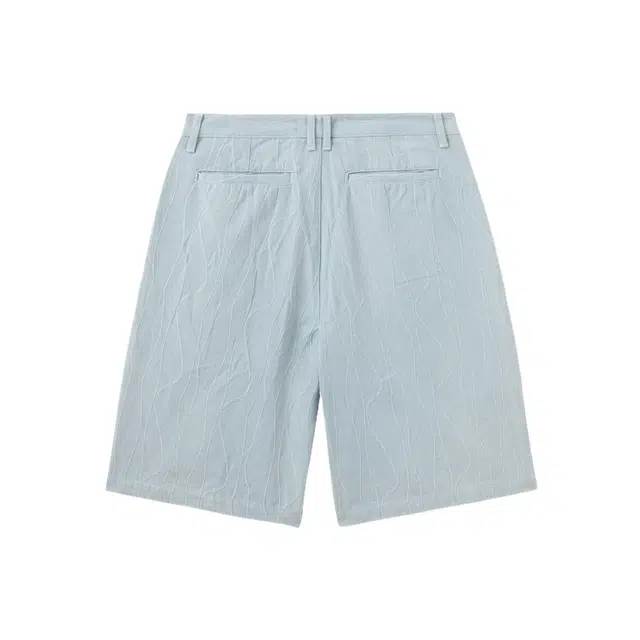 BESLOW TWIST SEAM DENIM SHORTS