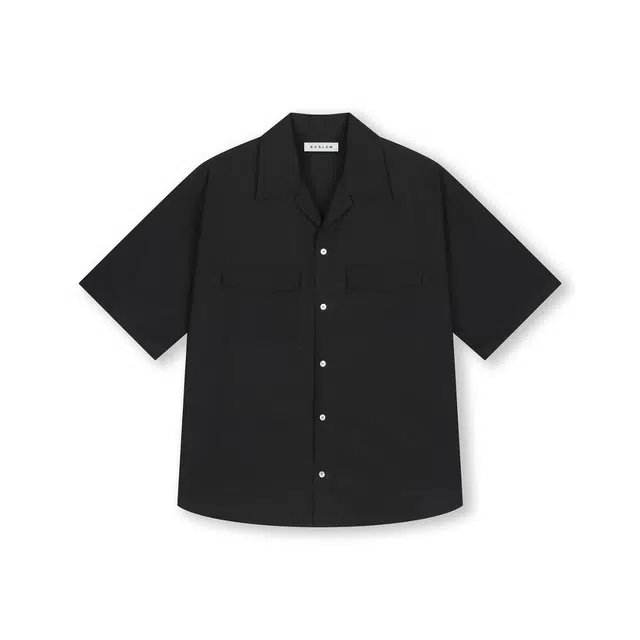 BESLOW WASHED MILITARY HALF SHIRT