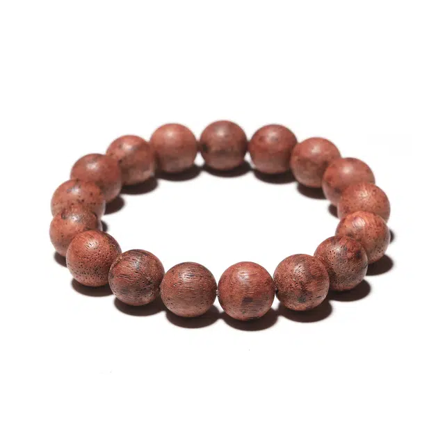 钵提 佛系老料红油清香串珠 森系单圈斑纹 木作 手串 男女同款情侣款 降真香 礼盒装