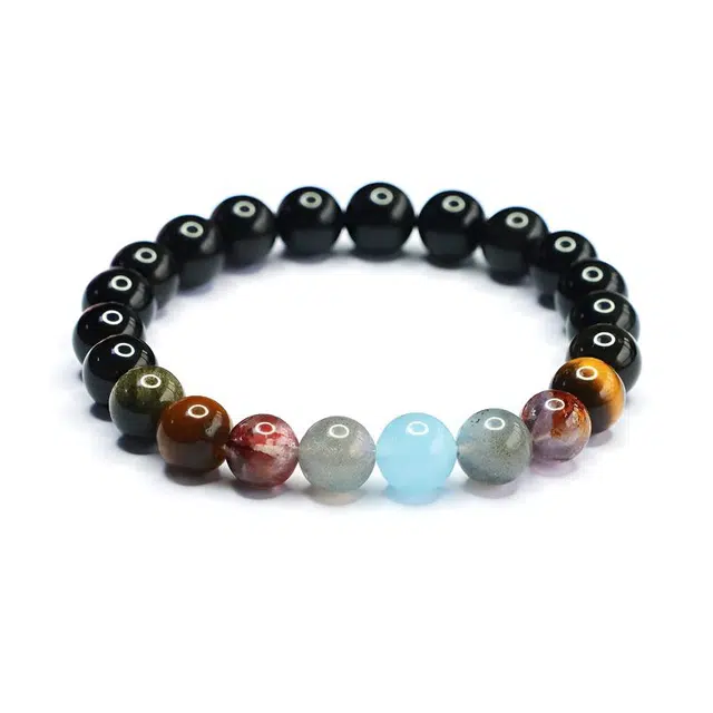 絮物 新中式国潮轻奢高级感小众百搭复古风时尚潮流新宠出街神器饰品诸事顺遂上岸#好运处理 黑曜石 手串 男女同款情侣款