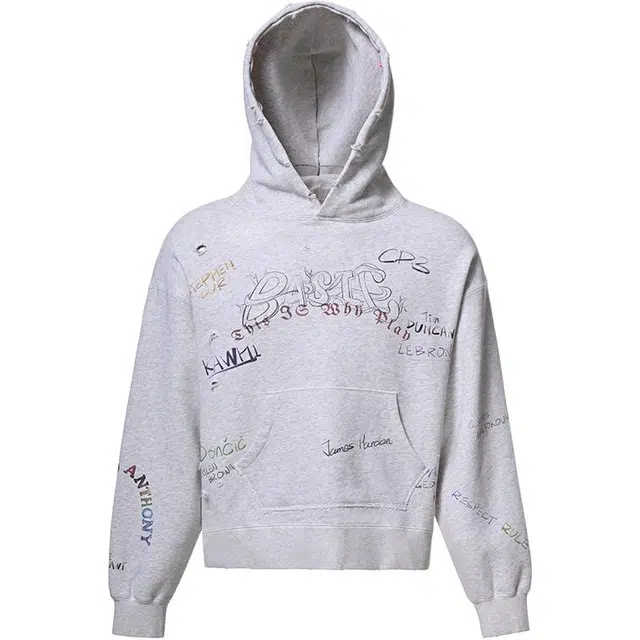 下层基础 印花系列个性时尚卫衣 男女同款