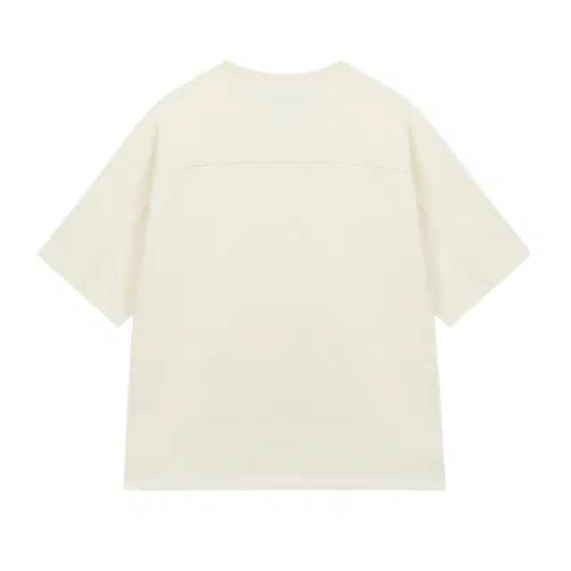 BESLOW LOOSE FIT HENLEY NECK T-SHIRT T