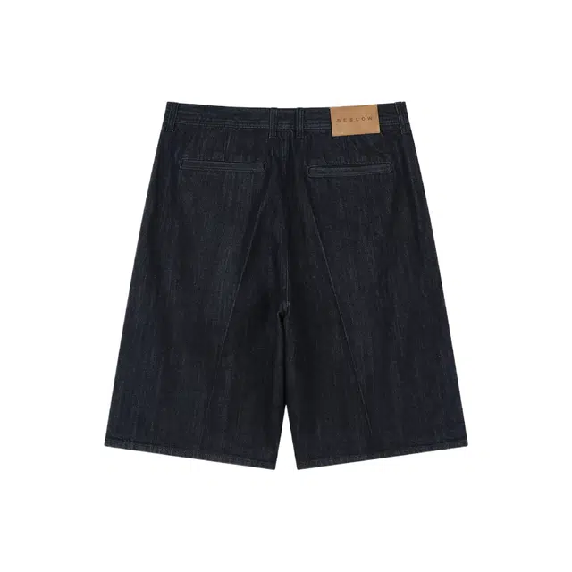 BESLOW WIDE FIT SELVAGE DENIM SHORTS INDIGO
