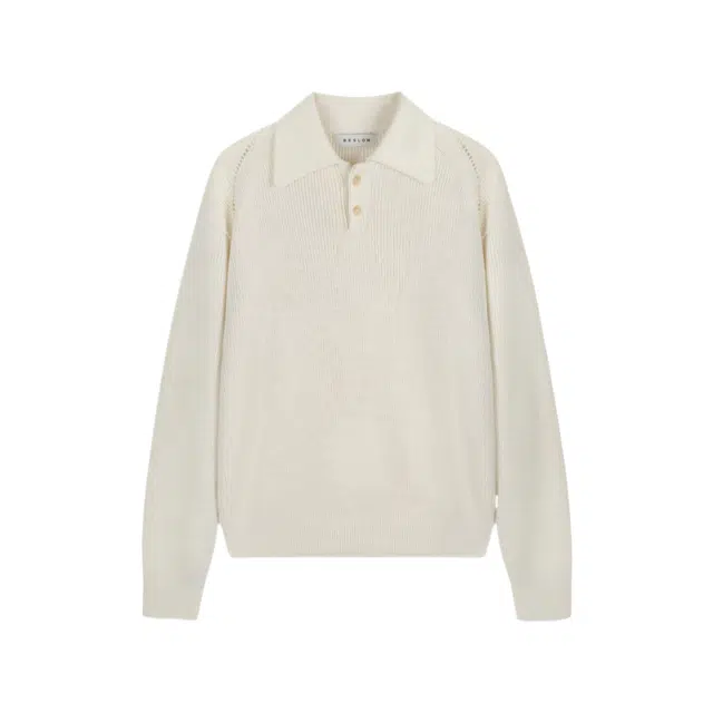 BESLOW REGULAR FIT COLLAR KNIT