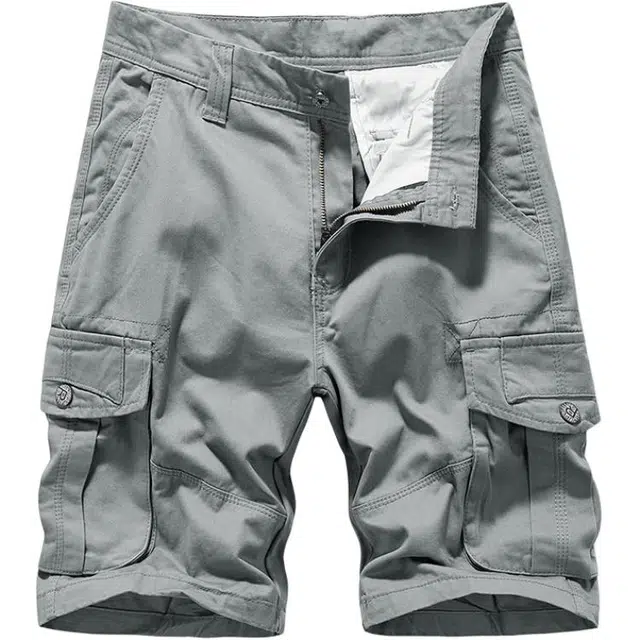 金盾 大码水洗纯棉潮流简约休闲短裤 男款