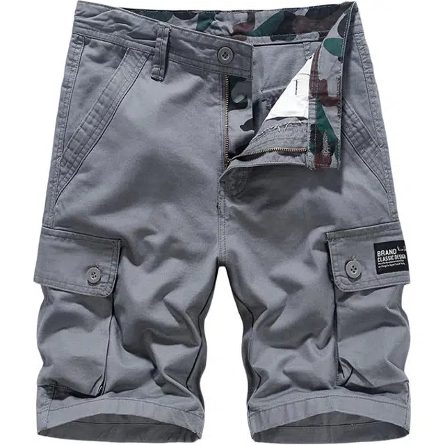 金盾 纯色夏季工装潮流休闲短裤 男款