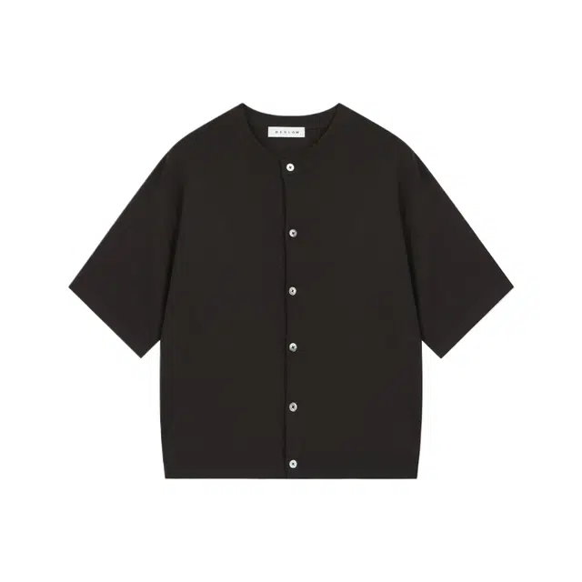 BESLOW FINE KNIT HALF SLEEVE CARDIGAN