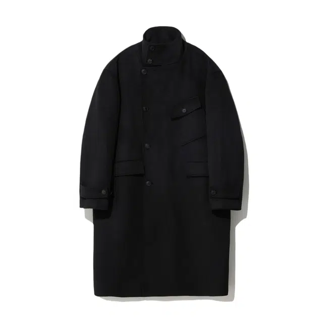 BESLOW OVERSIZED MILITARY BIKER COAT