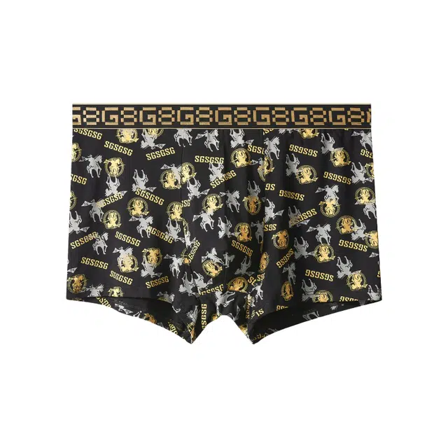 帕兰朵 凉感清凉散热亲肤舒适透气平角内裤 男款 组合装