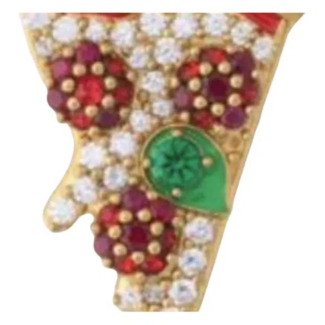 LOUIS VUITTON x NIGO PIZZA CHARM