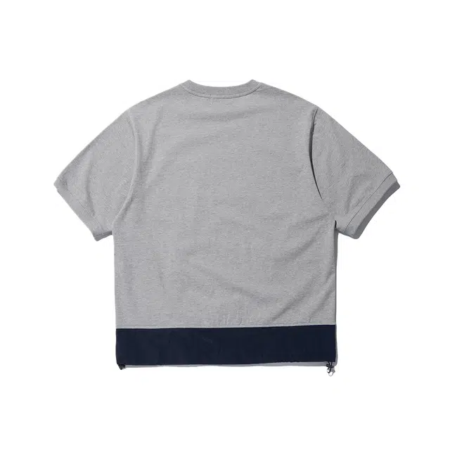 BESLOW CONTRAST PANNEL SWEAT HALF SHIRT