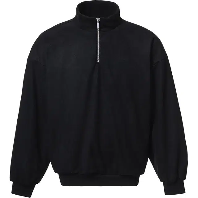 下层基础 柔软拉链立领宽松卫衣 男女同款