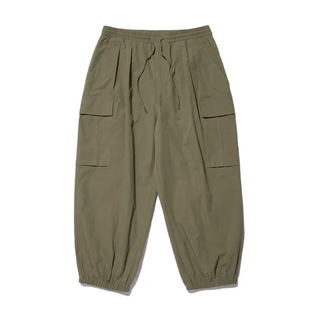 BESLOW BALLOON FIT BANDING CARGO PANTS