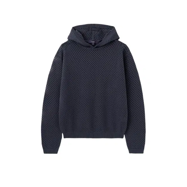 BESLOW PUNCHING NET HOODED KNIT